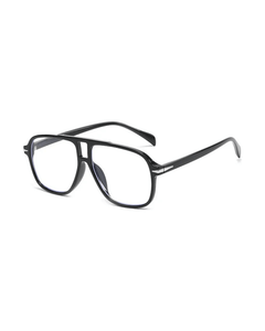 MIRAEE-UNIFORM-2026 | Leopard Pilot Sonnenbrille – Black clear/As the picture – freigestellte Produktansicht auf weißem Hintergrund