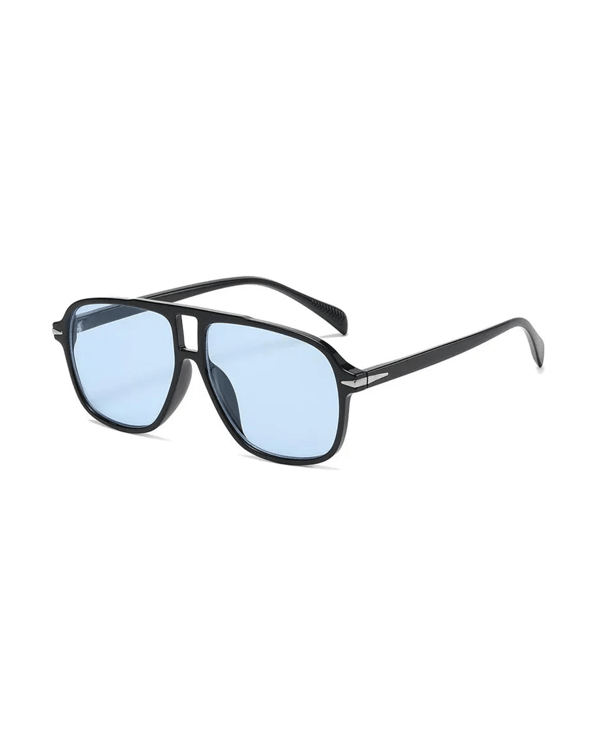 MIRAEE-UNIFORM-2026 | Leopard Pilot Sonnenbrille – Black blue/As the picture – freigestellte Produktansicht auf weißem Hintergrund