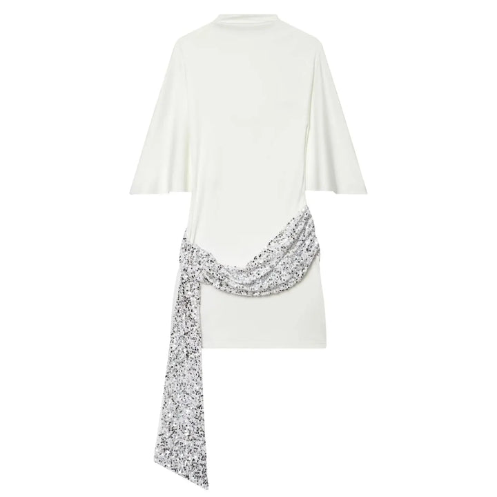 LUMI – Elegantes Pailletten-Minikleid mit weiten Ärmeln - ZAYVI