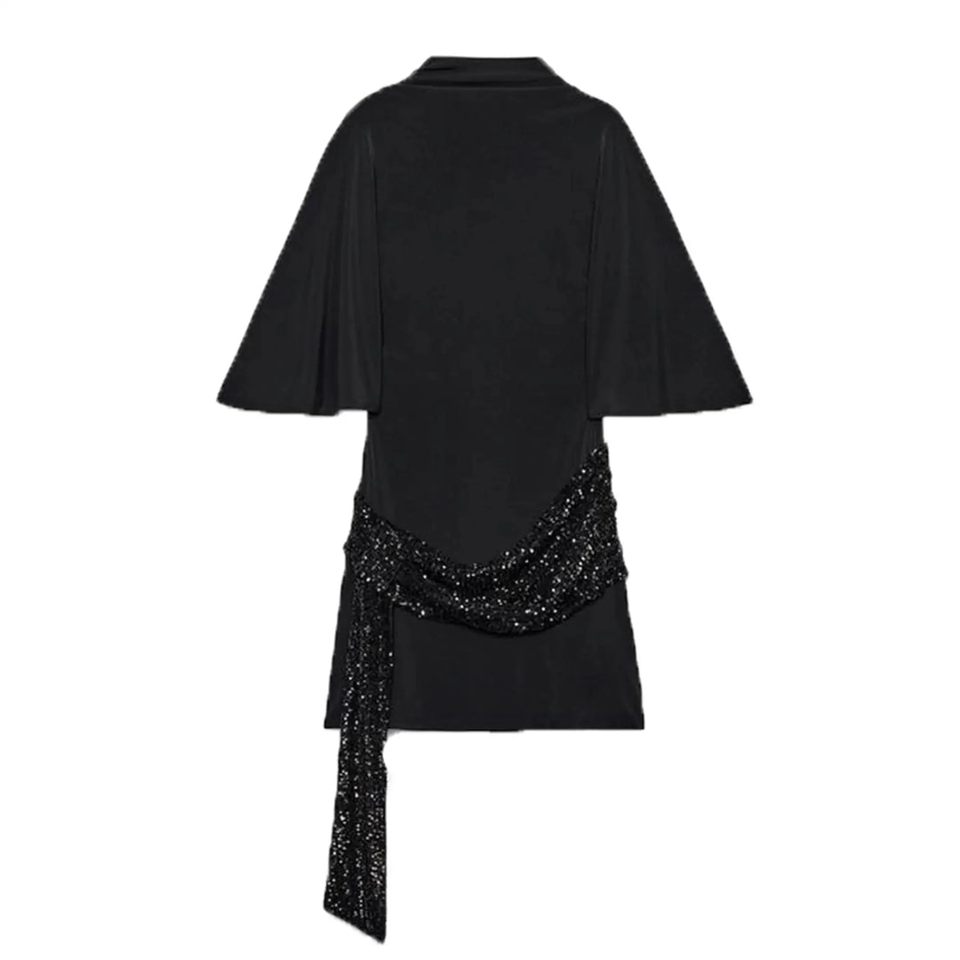 LUMI – Elegantes Pailletten-Minikleid mit weiten Ärmeln - ZAYVI