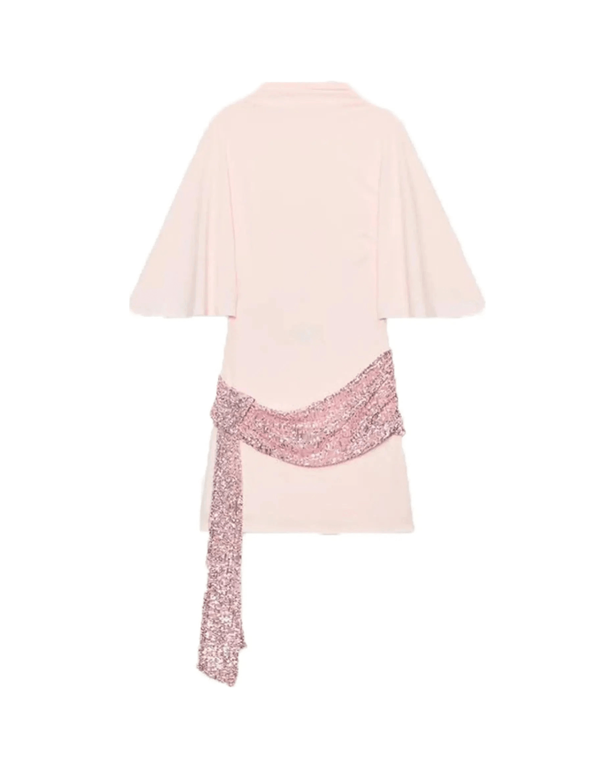 MIRAEE-UNIFORM-2026 | LUMI – Elegantes Pailletten-Minikleid mit weiten Ärmeln – 1 – freigestellte Produktansicht auf weißem Hintergrund