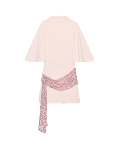 MIRAEE-UNIFORM-2026 | LUMI – Elegantes Pailletten-Minikleid mit weiten Ärmeln – 1 – freigestellte Produktansicht auf weißem Hintergrund
