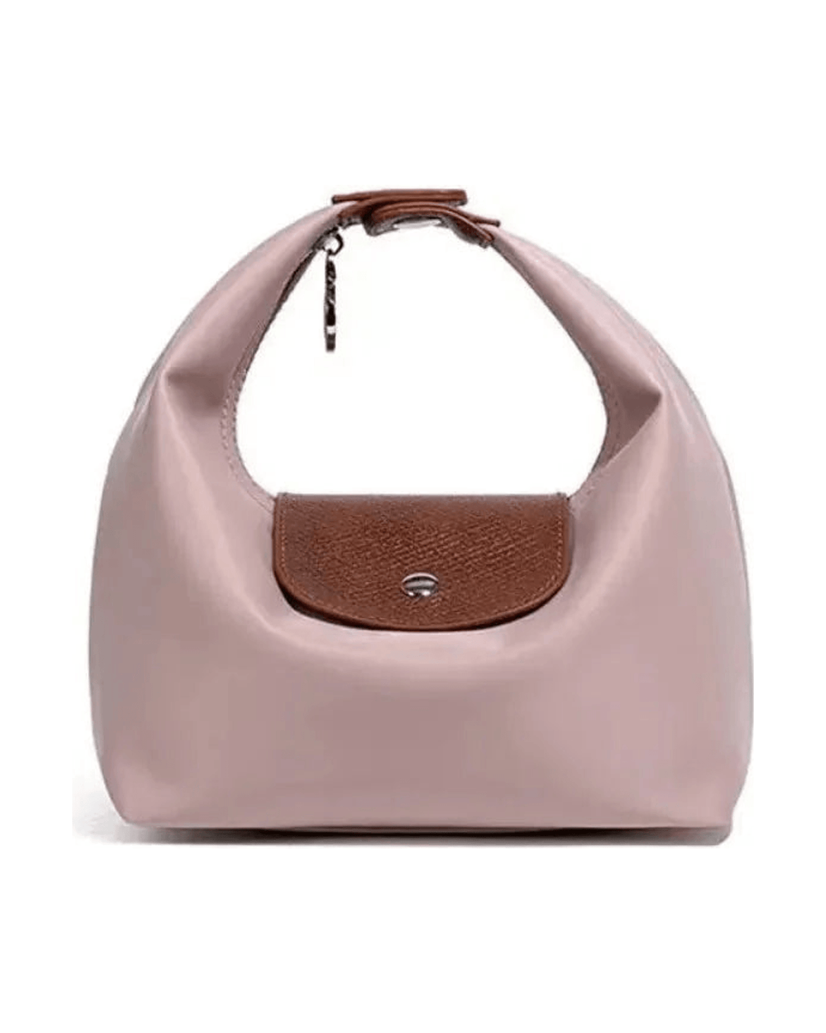 MIRAEE-UNIFORM-2026 | LUNA – Praktische Crossbody Dumpling Bag | Wasserdicht & Geräumig – Pink – freigestellte Produktansicht auf weißem Hintergrund