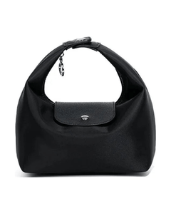 MIRAEE-UNIFORM-2026 | LUNA – Praktische Crossbody Dumpling Bag | Wasserdicht & Geräumig – Black – freigestellte Produktansicht auf weißem Hintergrund