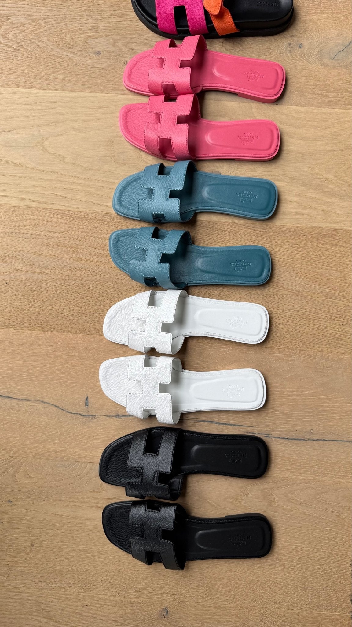 Luna Cut Leather Sandal - Miraee Paris