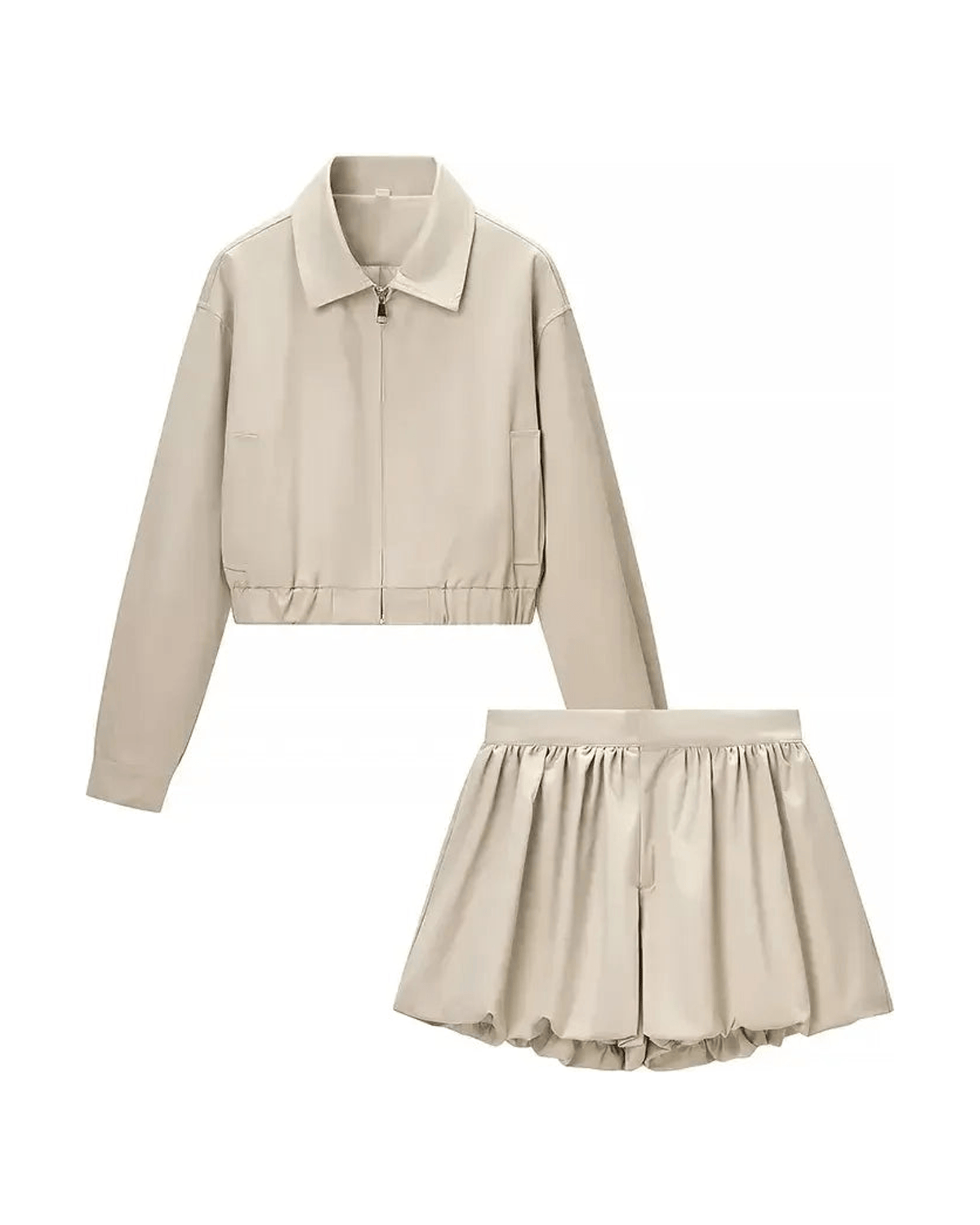 MIRAEE-UNIFORM-2026 | Marina Street Set – Moderner Urban Style mit Komfort – freigestellte Produktansicht auf weißem Hintergrund