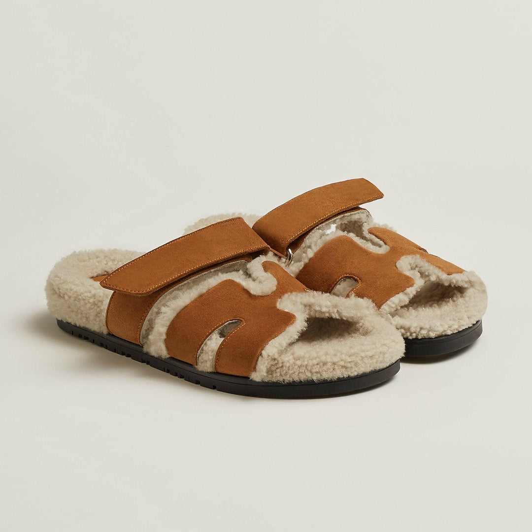 Cozy Luxe Sandals.