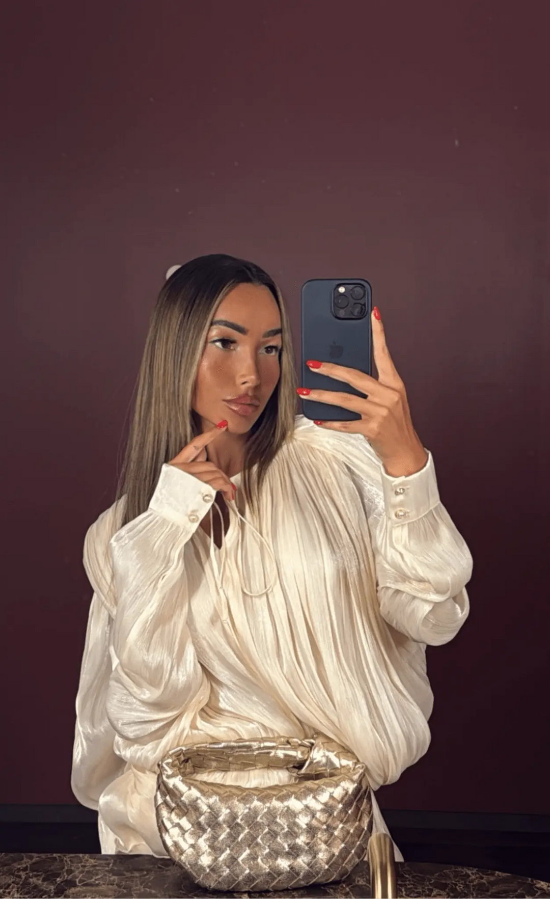Éloïse Plissee Kleid.