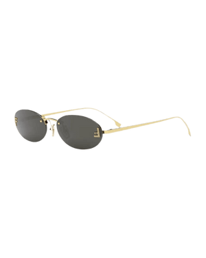 Sonnenbrille mit goldfarbenem Rahmen & Kristalldetails – Damen Accessoire mit Stil - Miraee Paris 