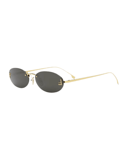Sonnenbrille mit goldfarbenem Rahmen & Kristalldetails – Damen Accessoire mit Stil - Miraee Paris 