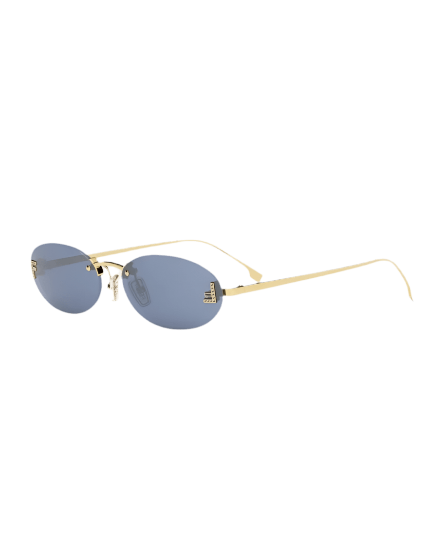 Sonnenbrille mit goldfarbenem Rahmen & Kristalldetails – Damen Accessoire mit Stil - Miraee Paris 