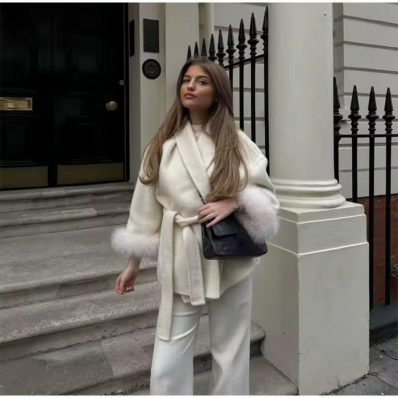 Arctic Grace Wool Coat.