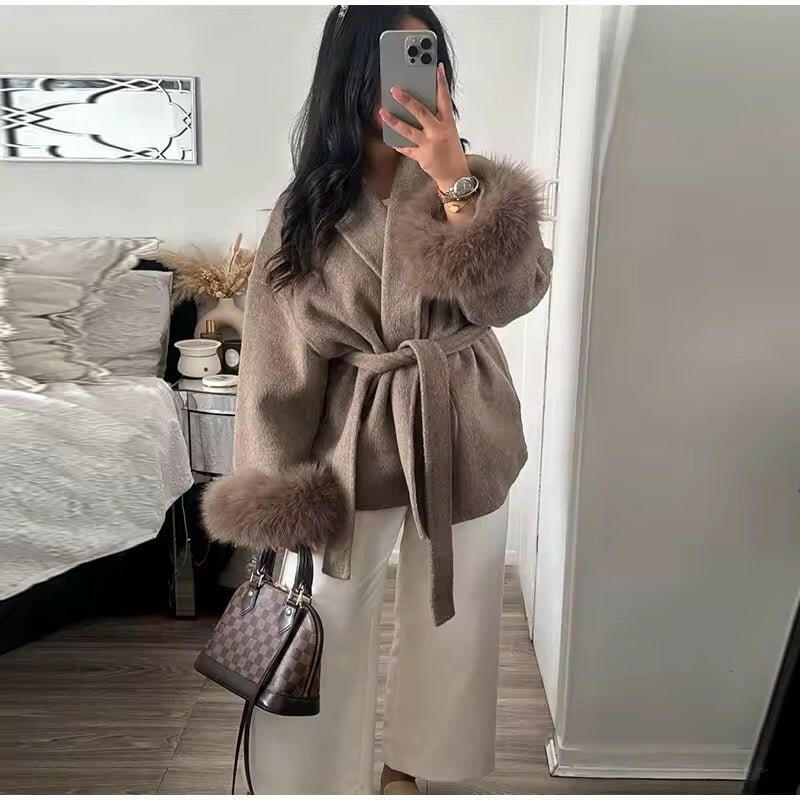 Arctic Grace Wool Coat.