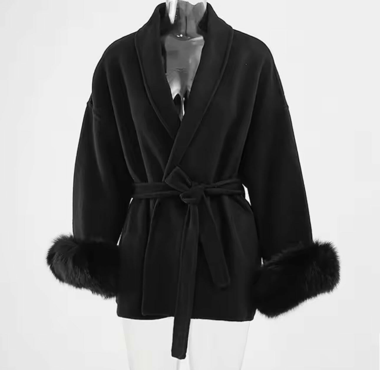Arctic Grace Wool Coat.