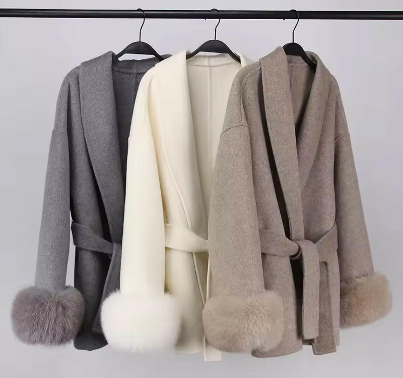 Arctic Grace Wool Coat.