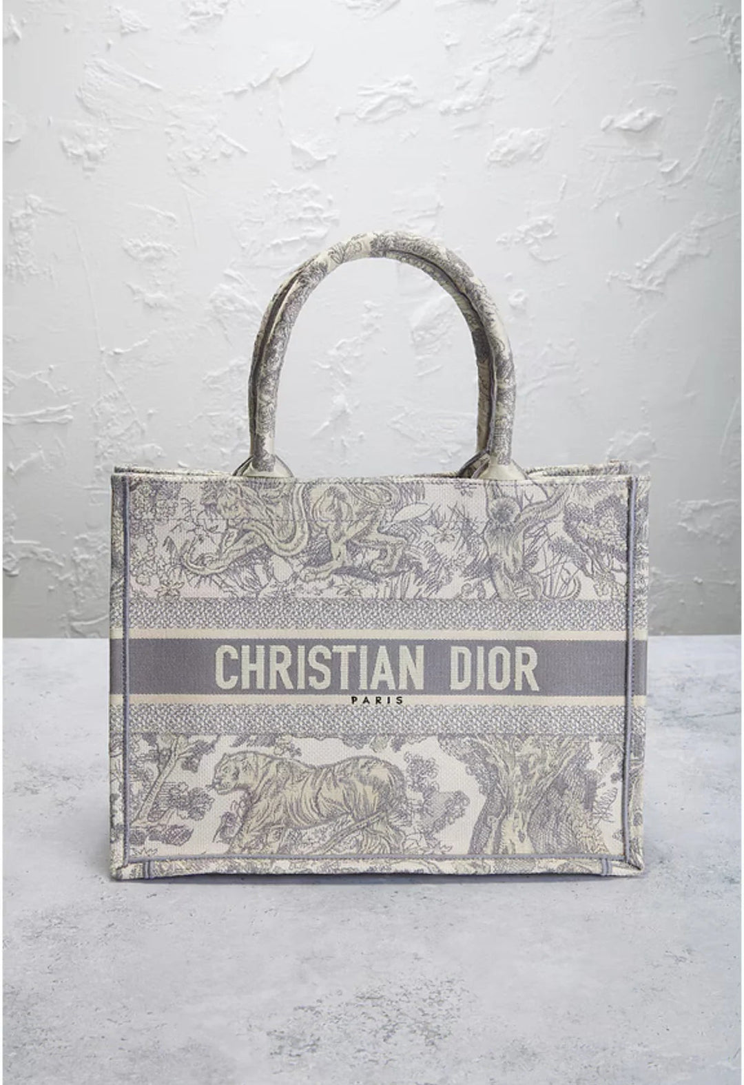 Luxus Shopper Damen – Stofftasche mit Monogramm & Logo-Streifen.