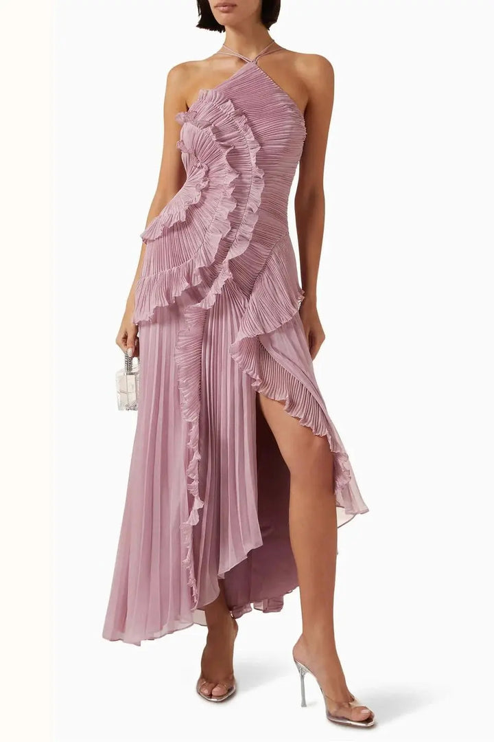 Lunara Ruffle Gown.