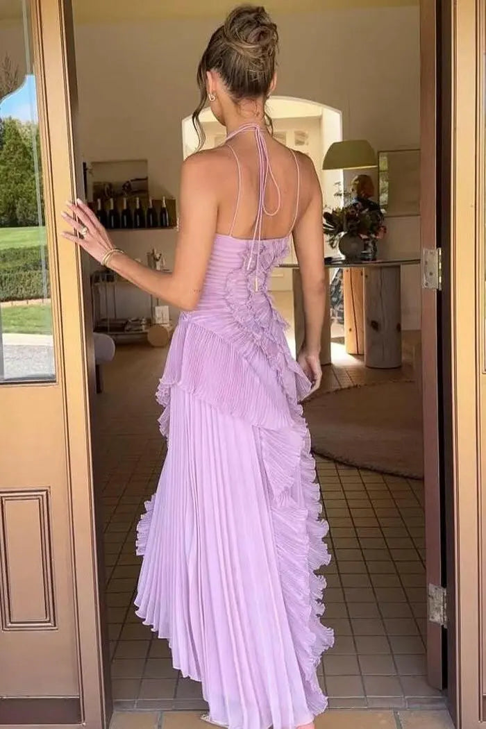 Lunara Ruffle Gown.