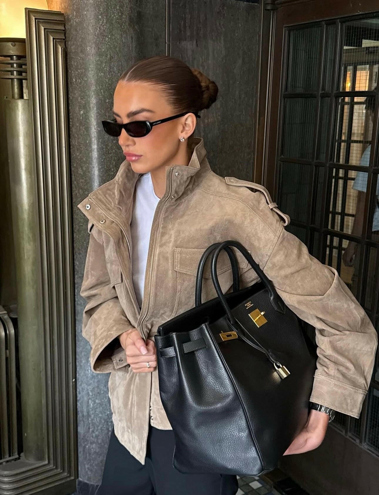 Exklusive Lederjacke im Utility-Design – Handgefertigter Premiumklassiker.