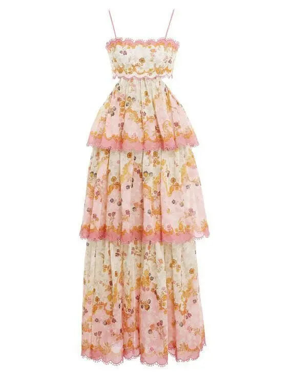 Floraler Traum in Rosa – Das Statement-Kleid des Sommers.