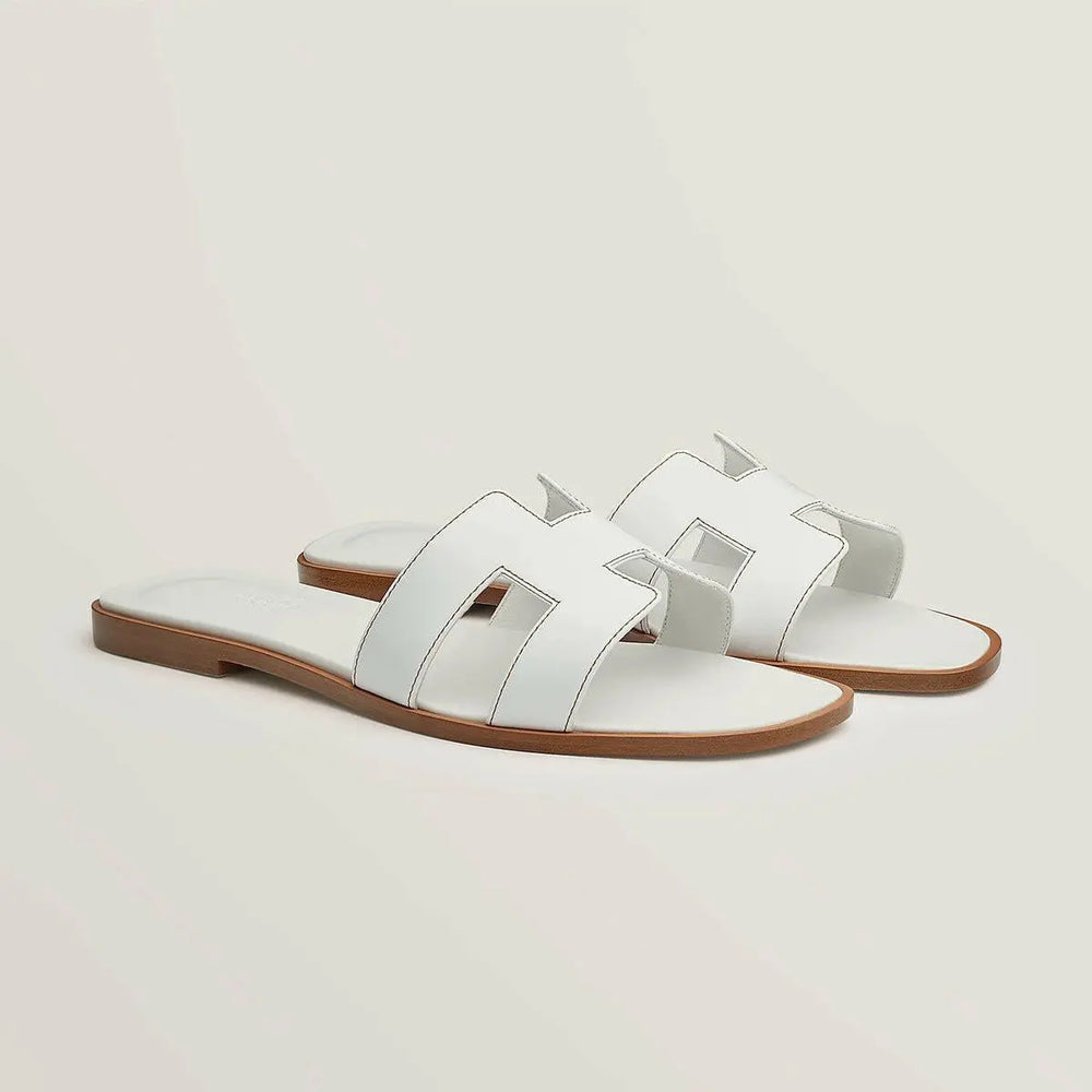 Luna Cut Leather Sandal.