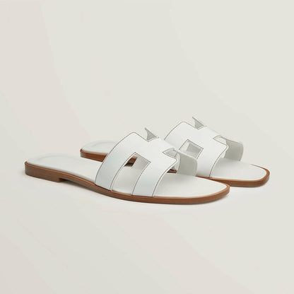 Luna Cut Leather Sandal - Miraee Paris 