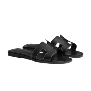 Luna Cut Leather Sandal - Miraee Paris 