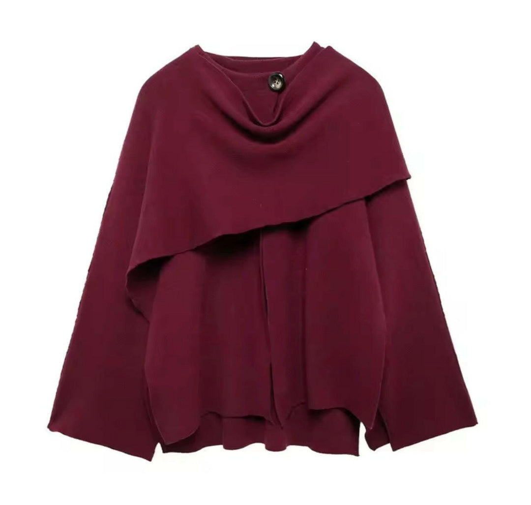 Miraée Paris – Elegantes Designer Cape-Jacket für Damen.