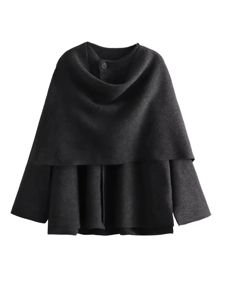 Miraée Paris – Elegantes Designer Cape-Jacket für Damen.