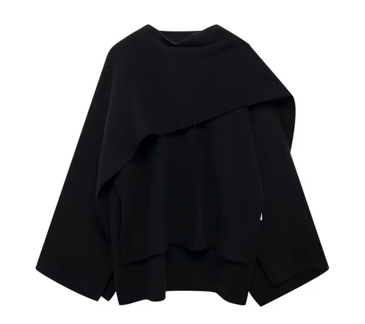 Miraée Paris – Elegantes Designer Cape-Jacket für Damen.
