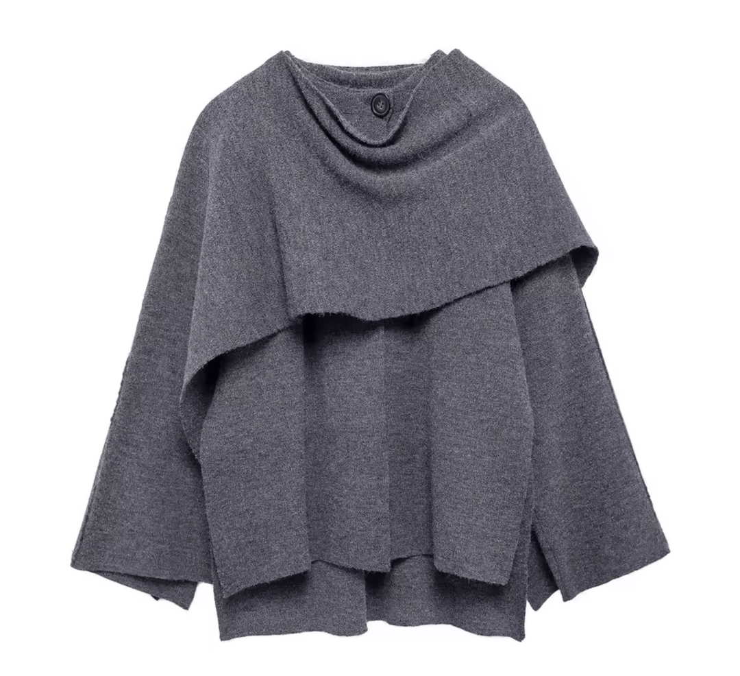 Miraée Paris – Elegantes Designer Cape-Jacket für Damen.