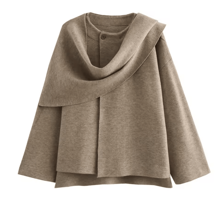 Miraée Paris – Elegantes Designer Cape-Jacket für Damen.