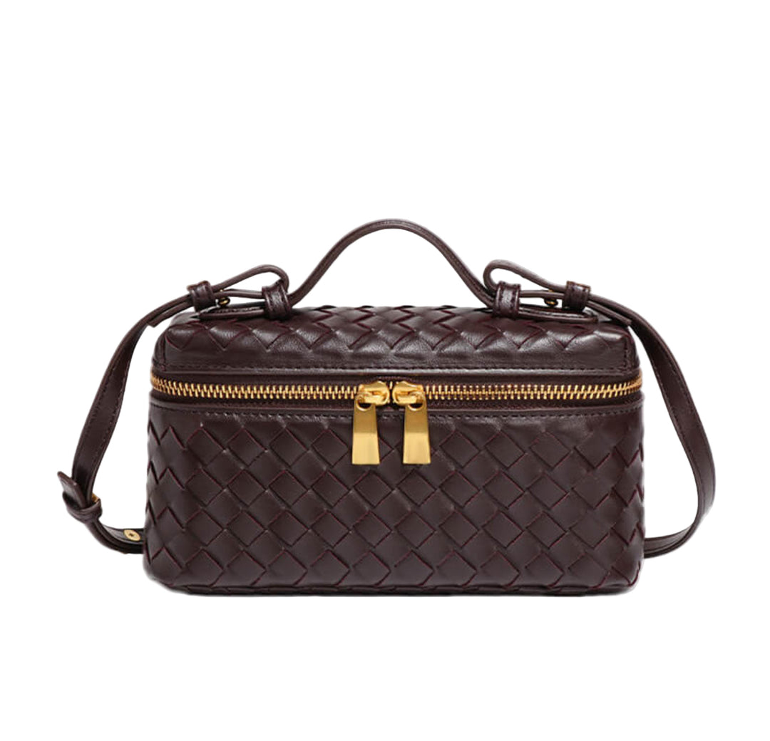 AURELIA – Luxuriöse Ledertasche mit Flechtdesign, elegantes und praktisches Accessoire für Damenmode.