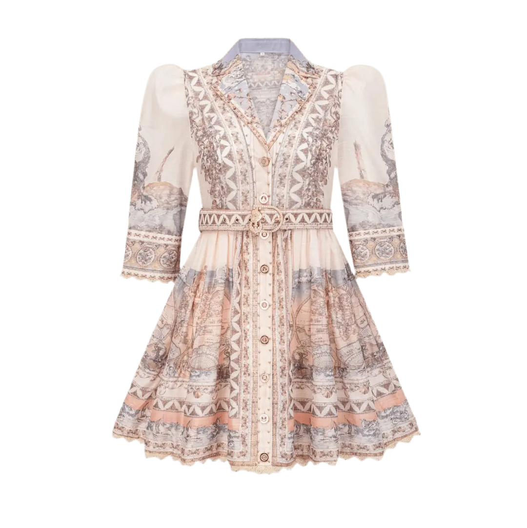 Aurora Heritage Dress – Antique Elegance.