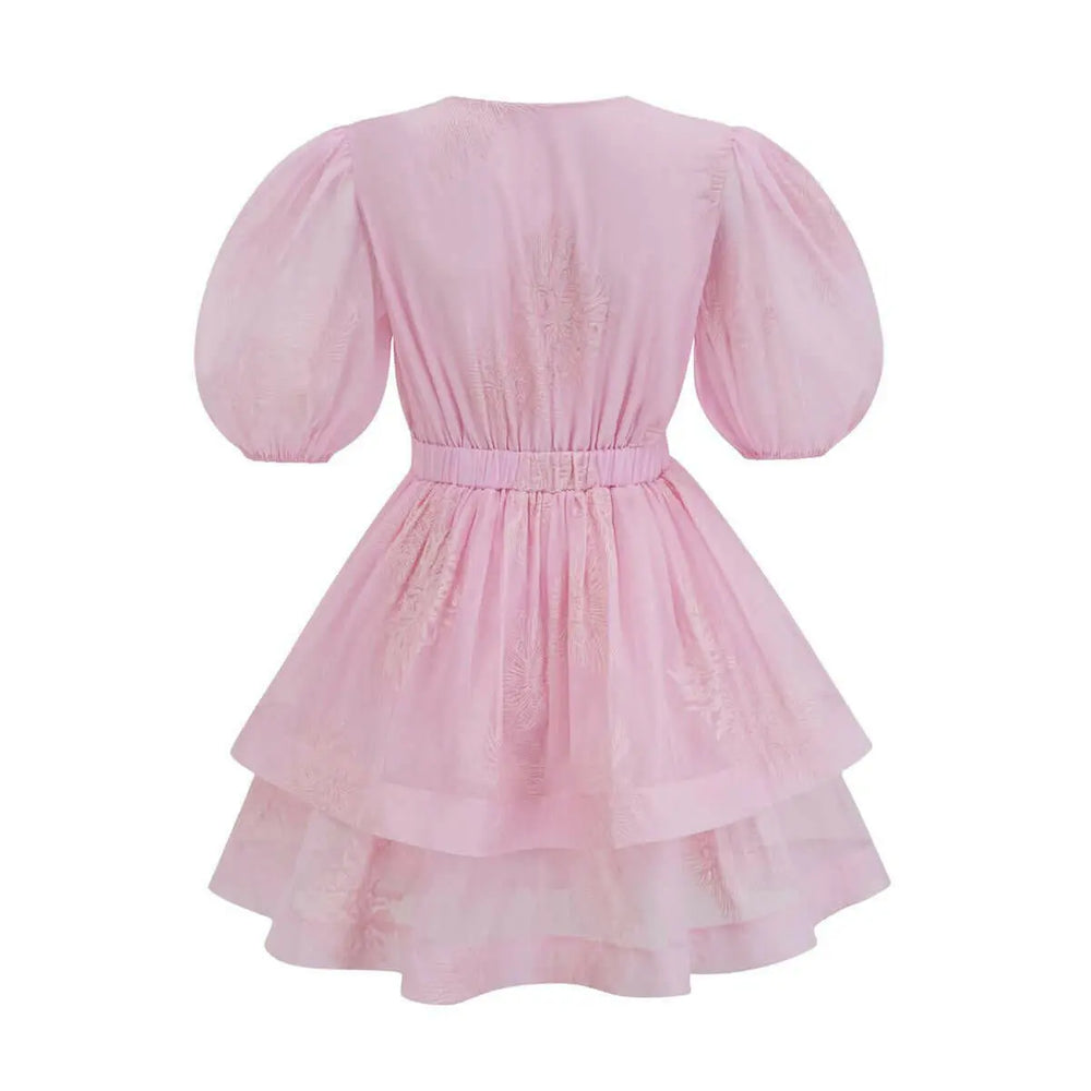 Bella Puff Sleeve Dress – Sweet, Soft & Statement.