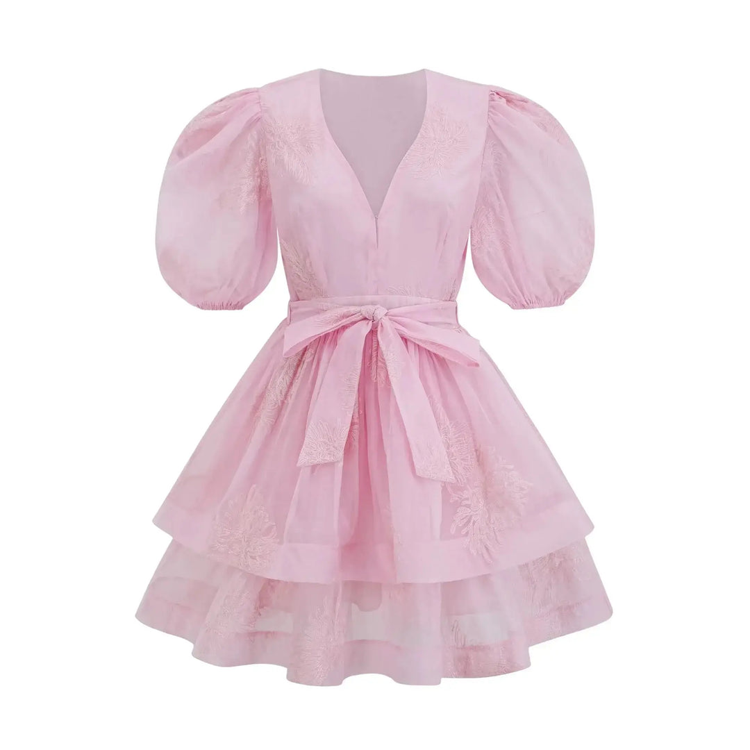 Bella Puff Sleeve Dress – Sweet, Soft & Statement.