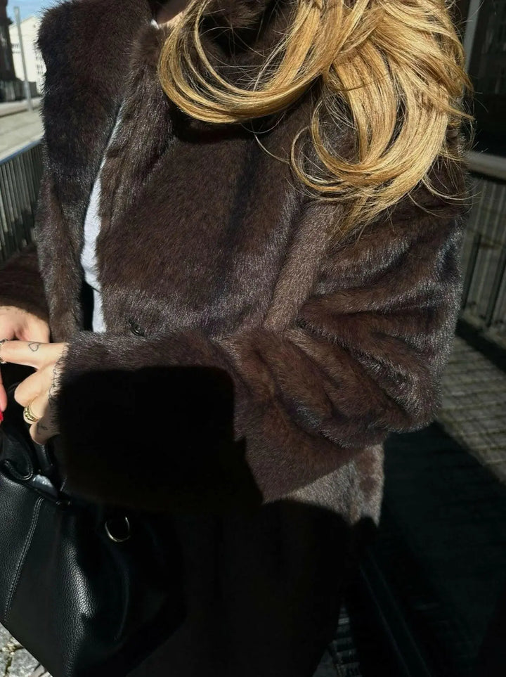 Classic Faux Fur Coat.