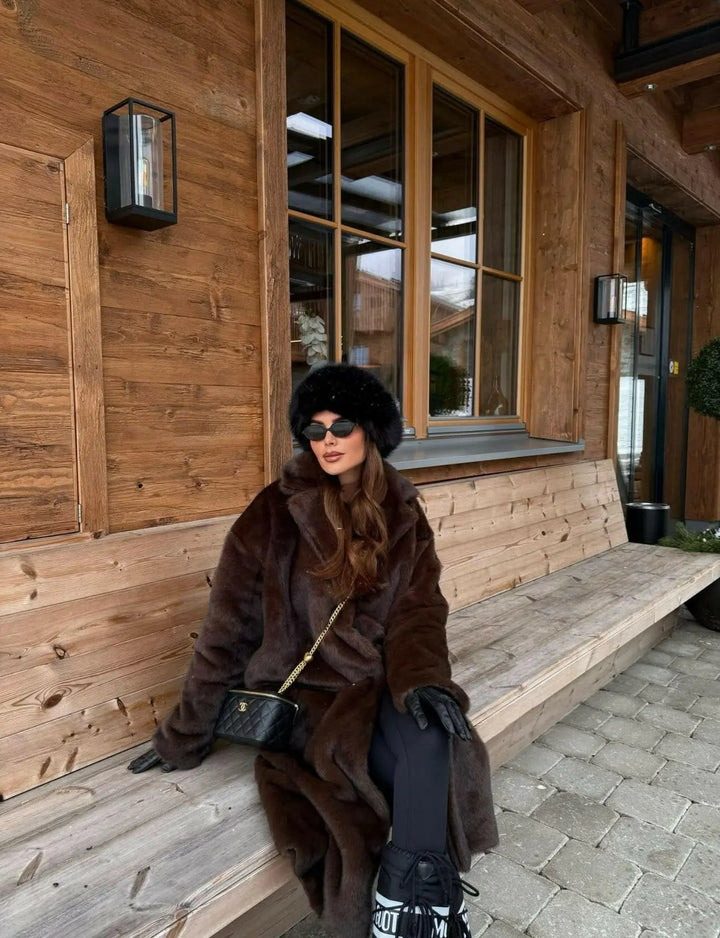 Classic Faux Fur Coat.