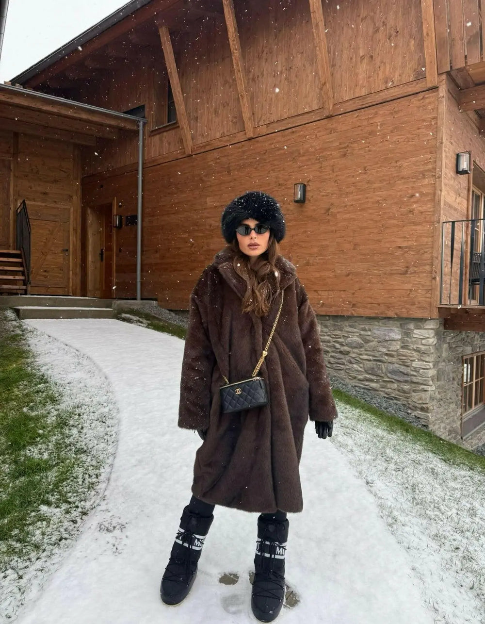 Classic Faux Fur Coat.