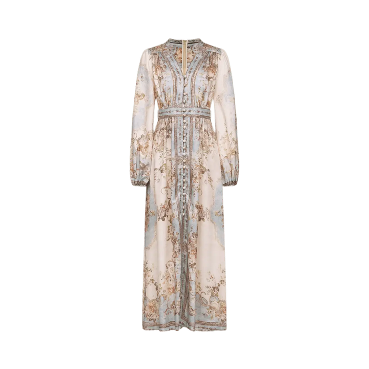 Florence – Romantisches Maxikleid in Pastell.