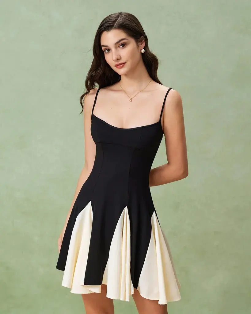 Miraee Paris – Noire et Blanche A-Line Dress.