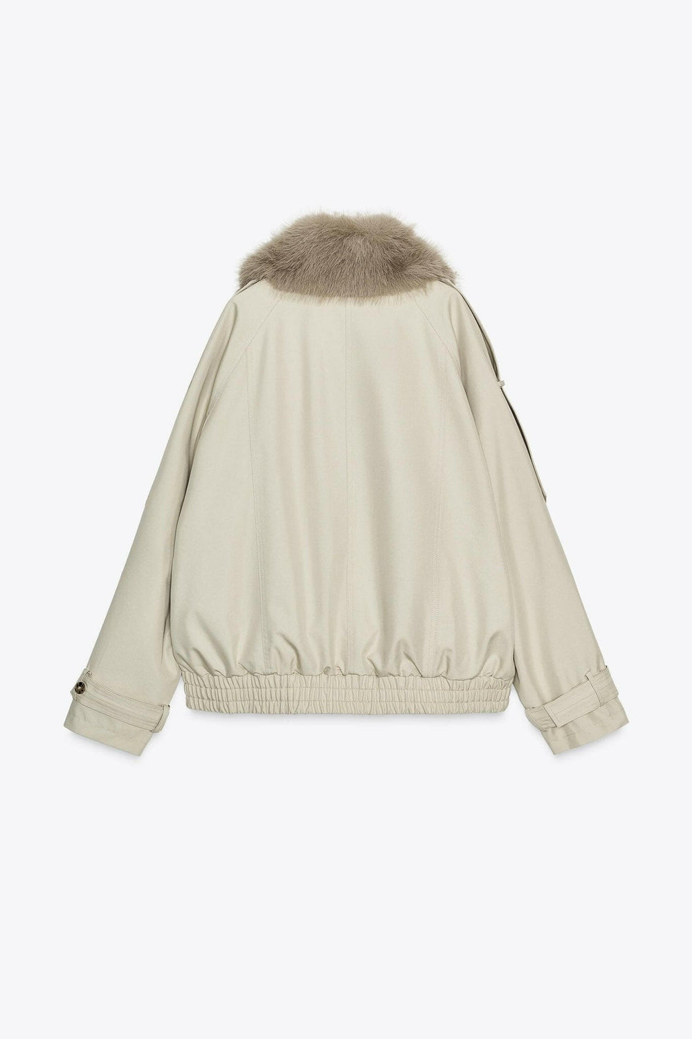 Miraeeparis Luxus Jacke mit abnehmbarem Kunstpelzkragen – Eleganter Damen Kurzmantel im Designer Stil.