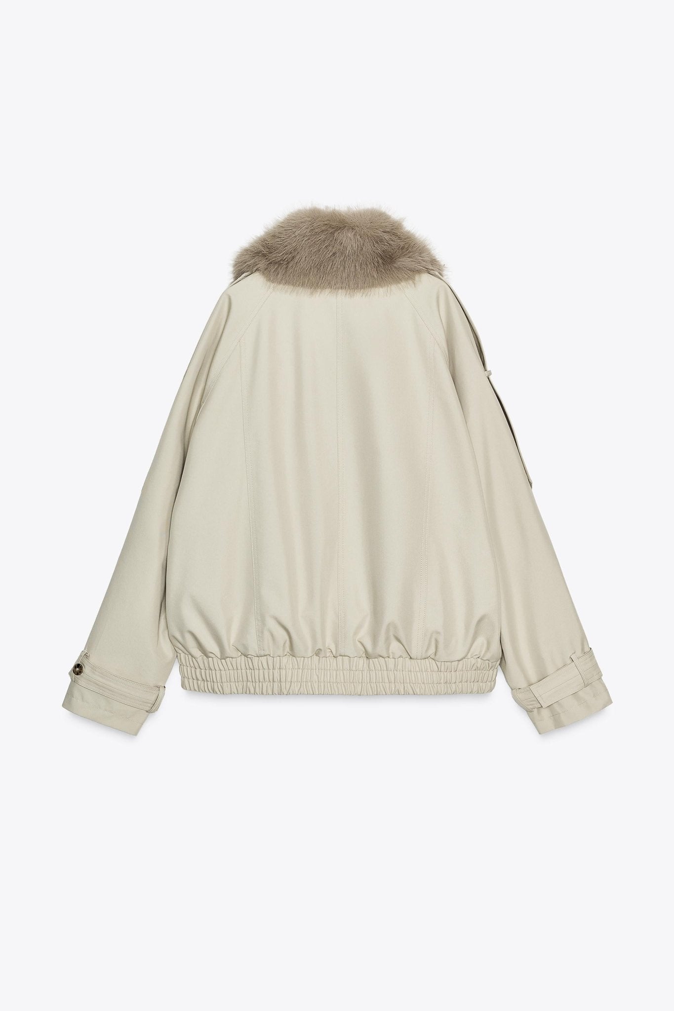 Miraeeparis Luxus Jacke mit abnehmbarem Kunstpelzkragen – Eleganter Damen Kurzmantel im Designer Stil - Miraee Paris