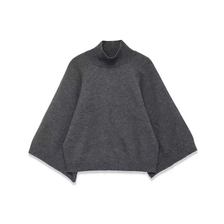 NORA – Oversize Strickpullover mit Stehkragen - ZAYVI