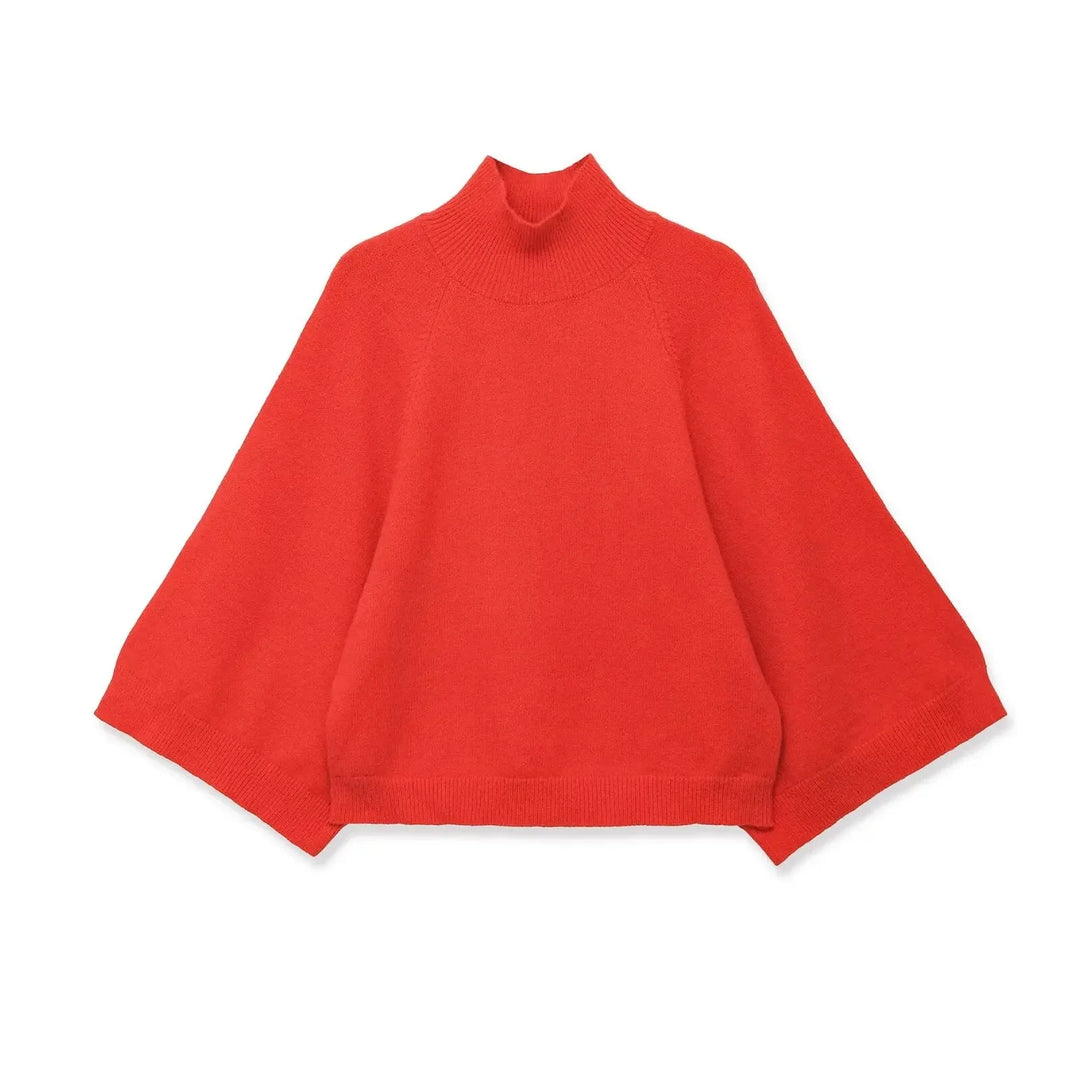 NORA – Oversize Strickpullover mit Stehkragen - ZAYVI