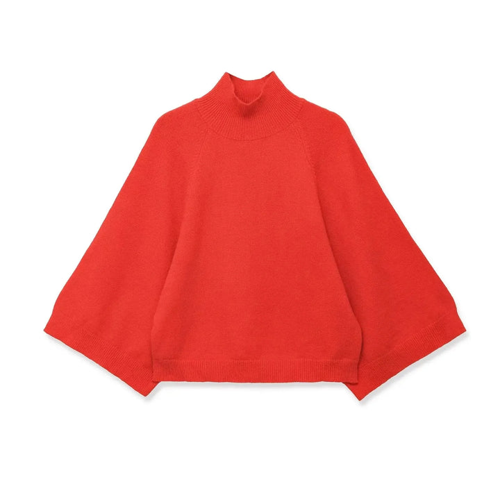 NORA – Oversize Strickpullover mit Stehkragen - ZAYVI
