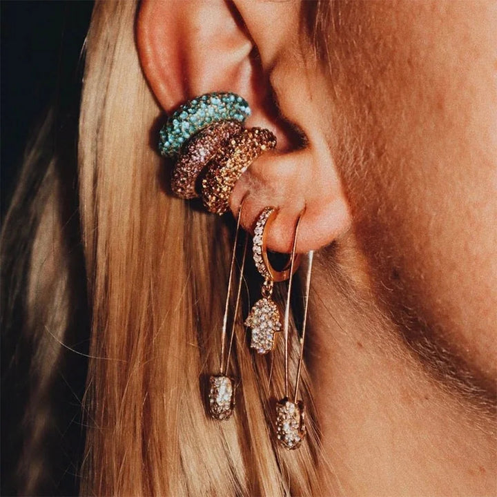 Ohrring Sienna – Eleganter Crystal Ear Cuff - ZAYVI