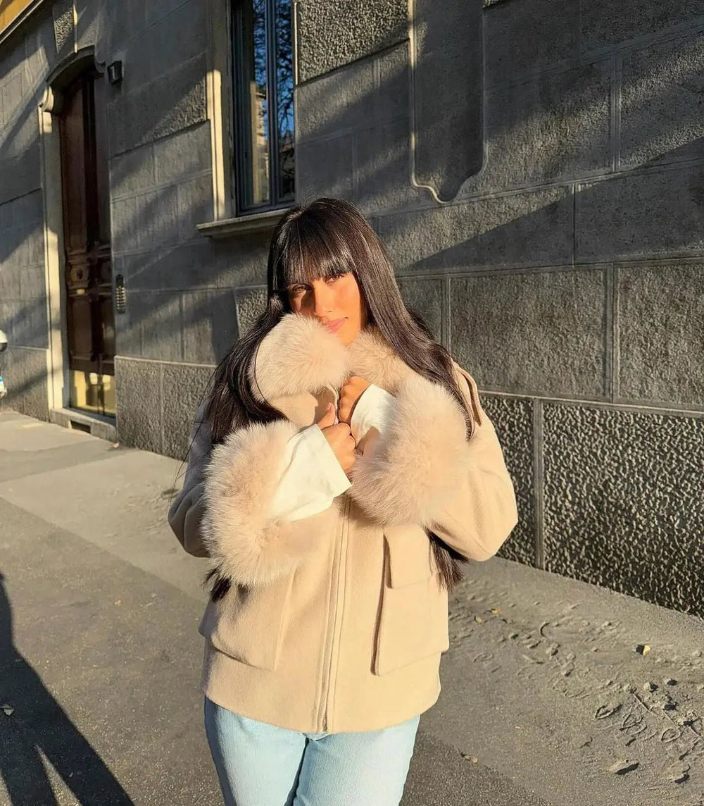 Pariser Wollpelzjacke – Miraée Paris - Miraee Paris