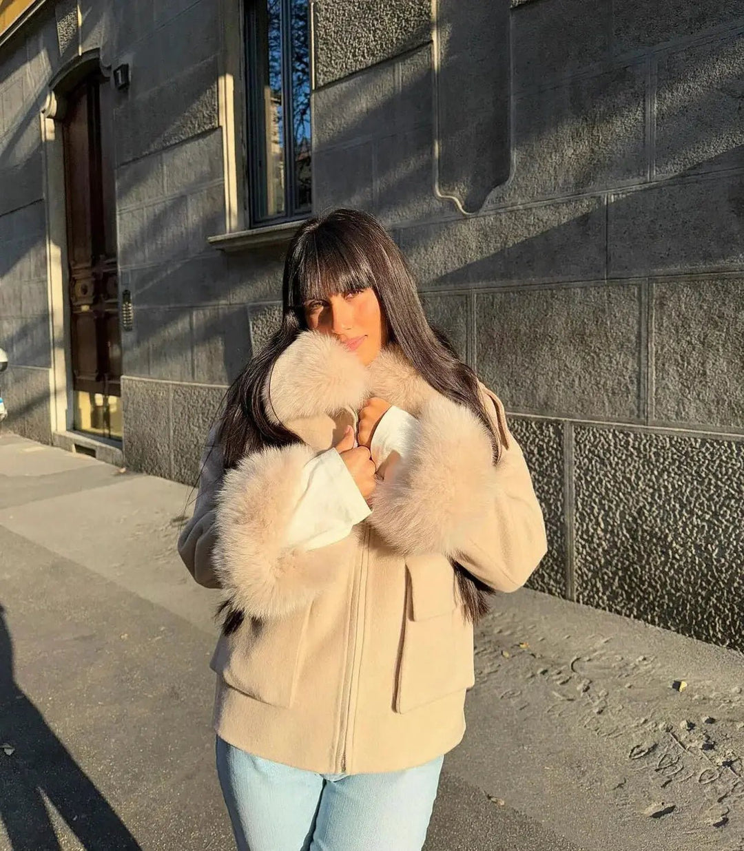 Pariser Wollpelzjacke – Miraée Paris - Miraee Paris