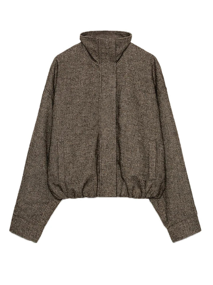 PLISSÉ – Elegantes Jacke & Rock Set mit Stehkragen - ZAYVI